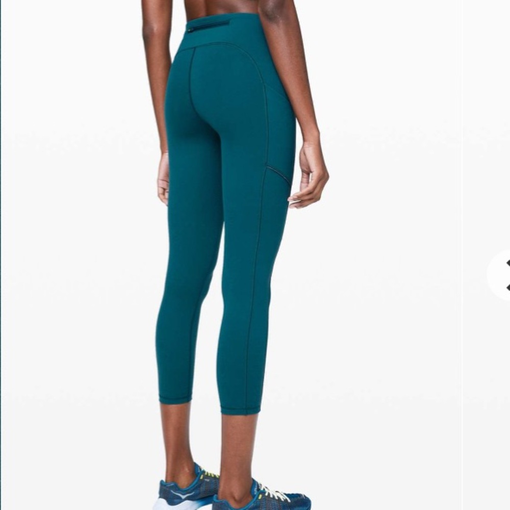 Lululemon Speed Up 25”, Size 4, Bermuda Teal